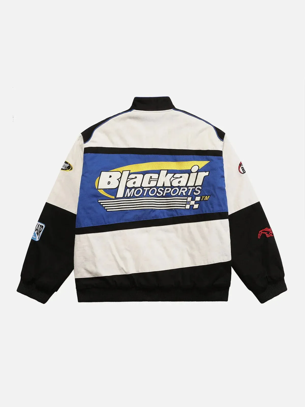 Retro Style Quilted Racing Jacket