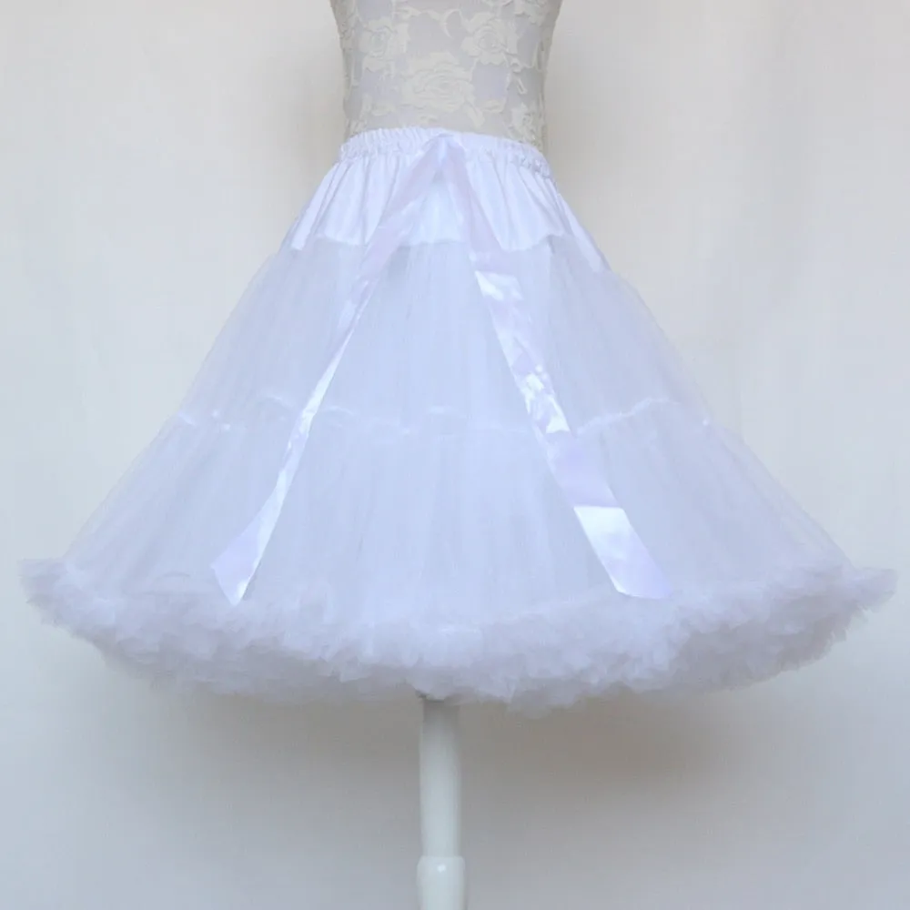 Rockabilly Petticoat - White