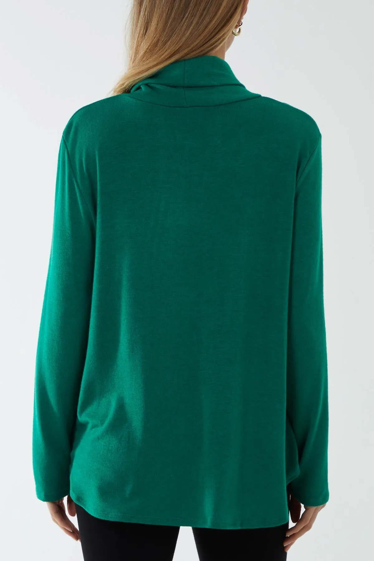 Roll Neck Fine Knit Jumper