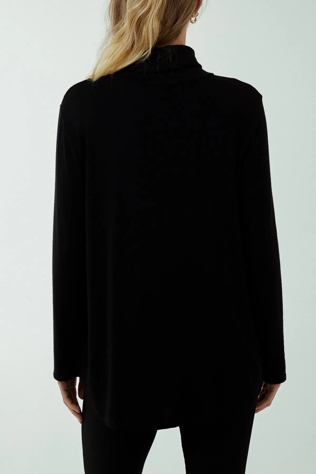 Roll Neck Fine Knit Jumper