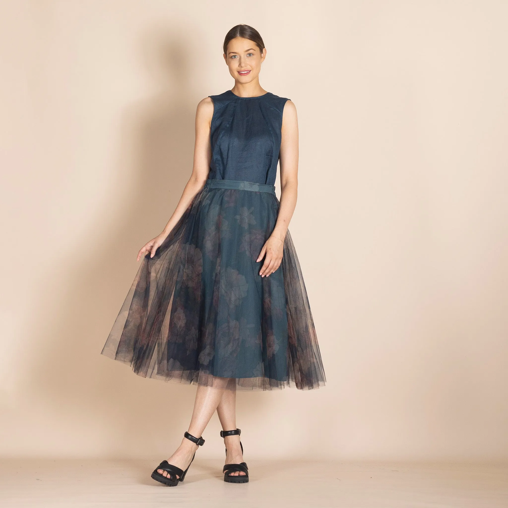 roses circle tutu
