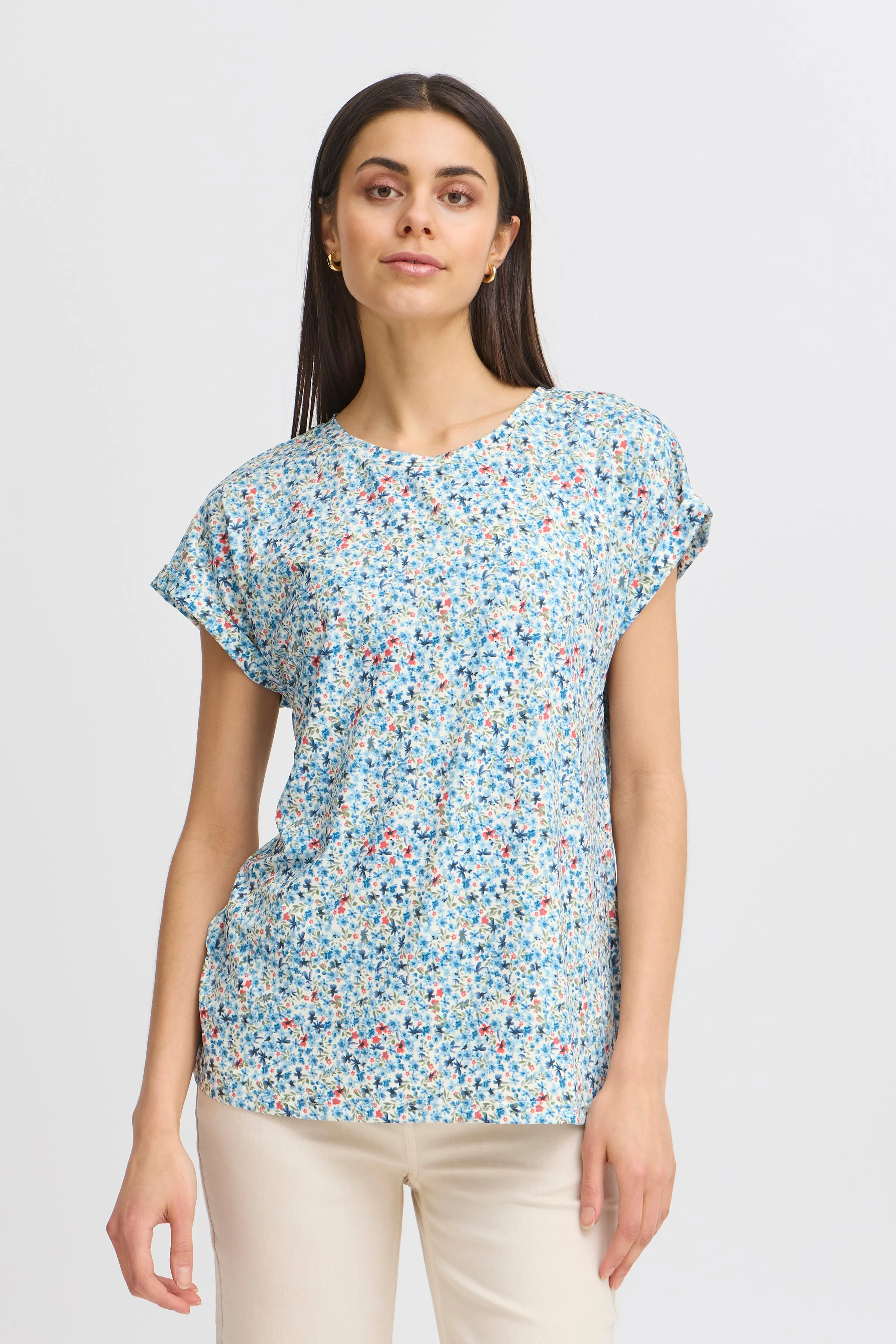 Seen Tee | Cashmere Blue Art