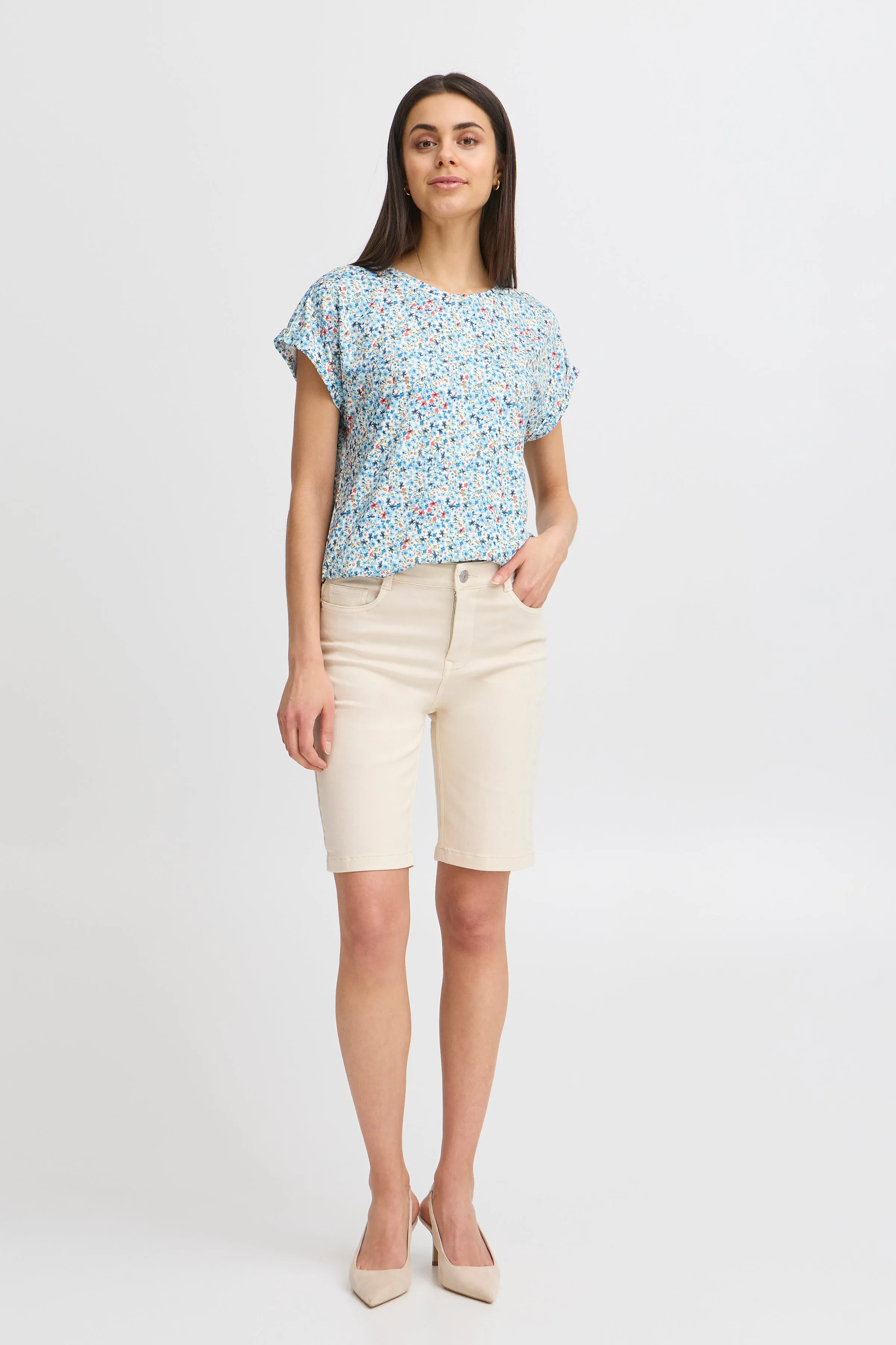 Seen Tee | Cashmere Blue Art