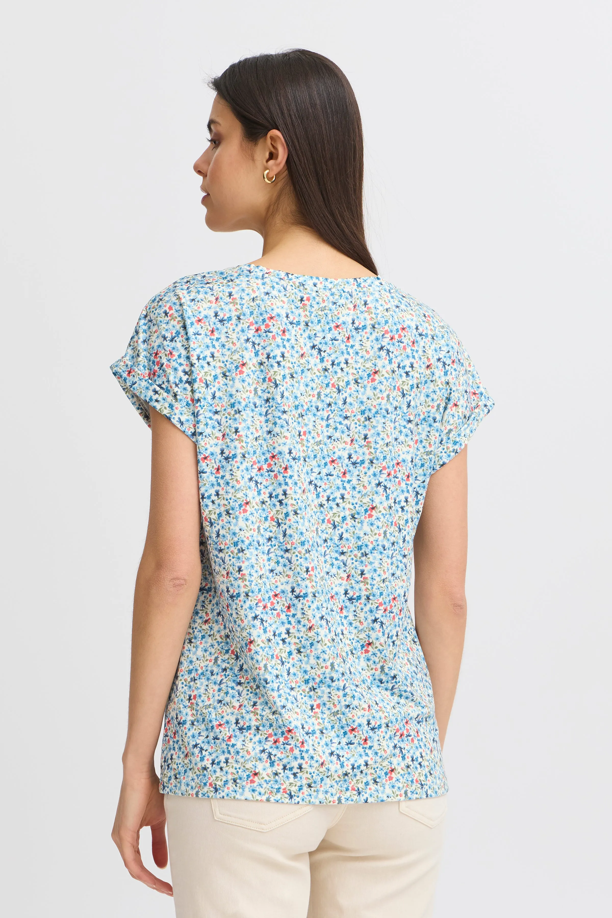 Seen Tee | Cashmere Blue Art