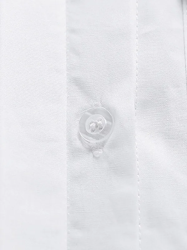 Shoulder Padded Sleeveless Blouse