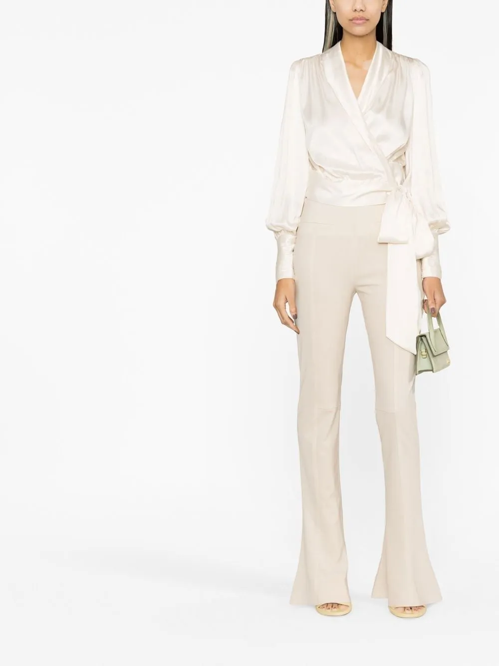 Silk wrap Blouse