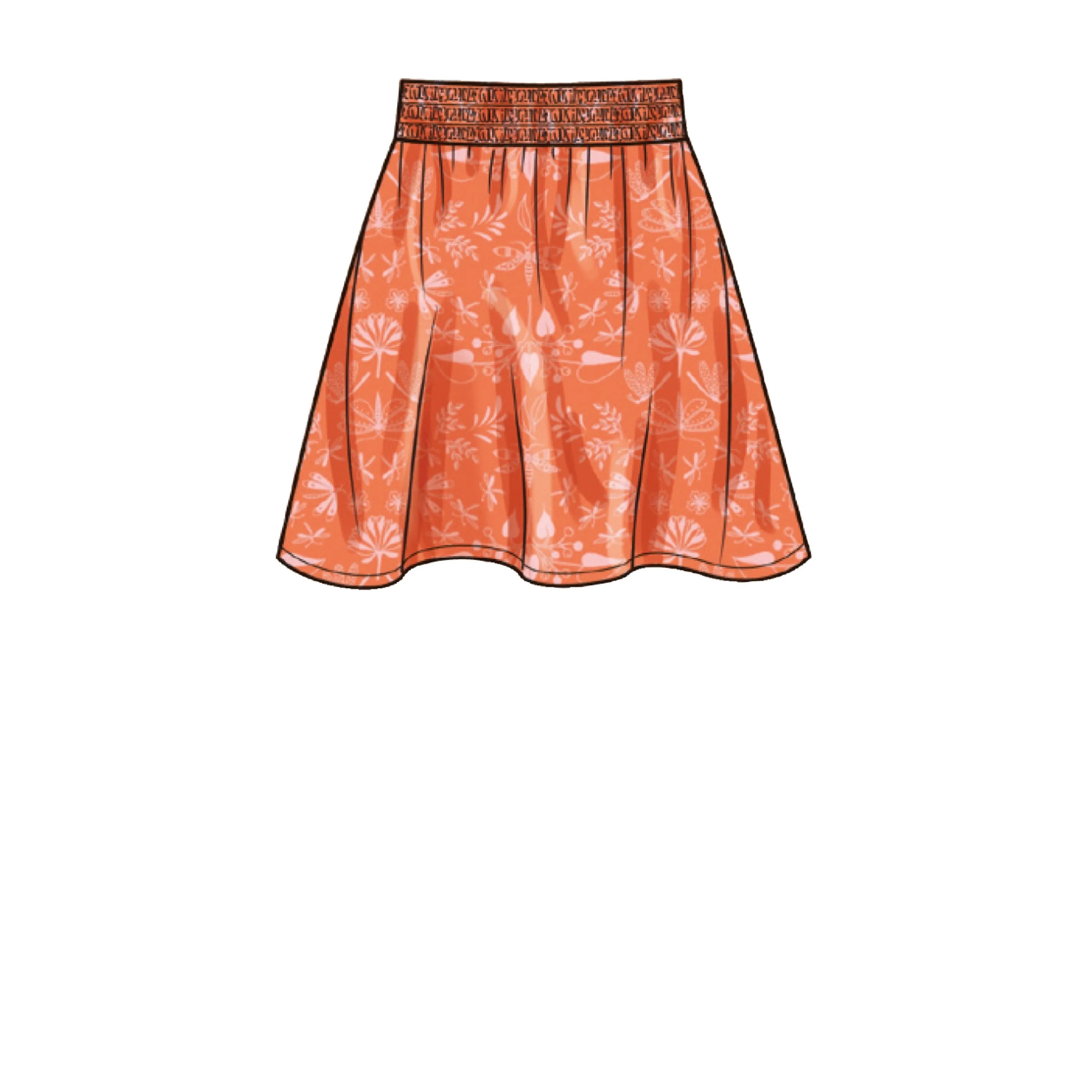 Simplicity Pattern 9560 Child/Girl Dress, Top, Skirt