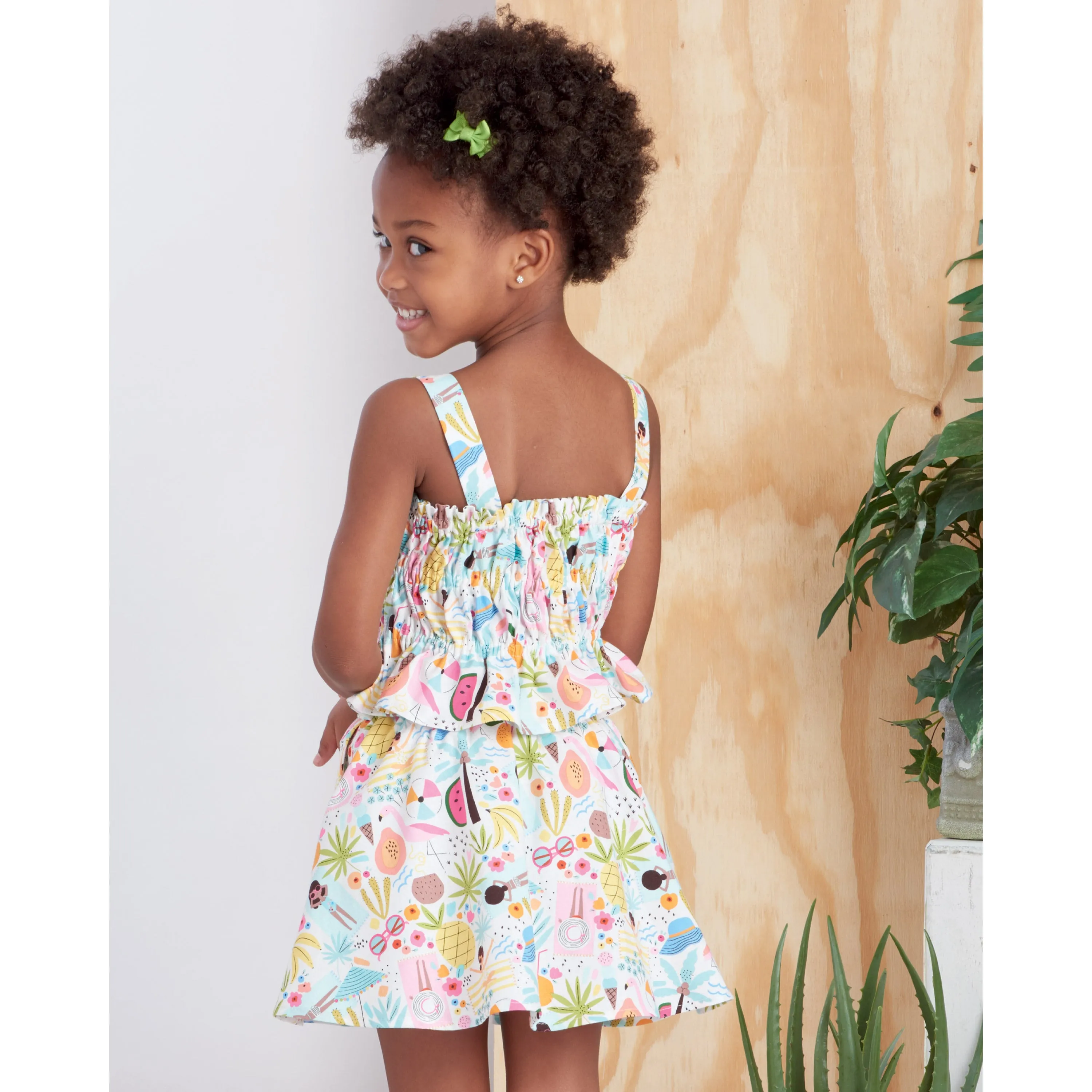 Simplicity Pattern 9560 Child/Girl Dress, Top, Skirt