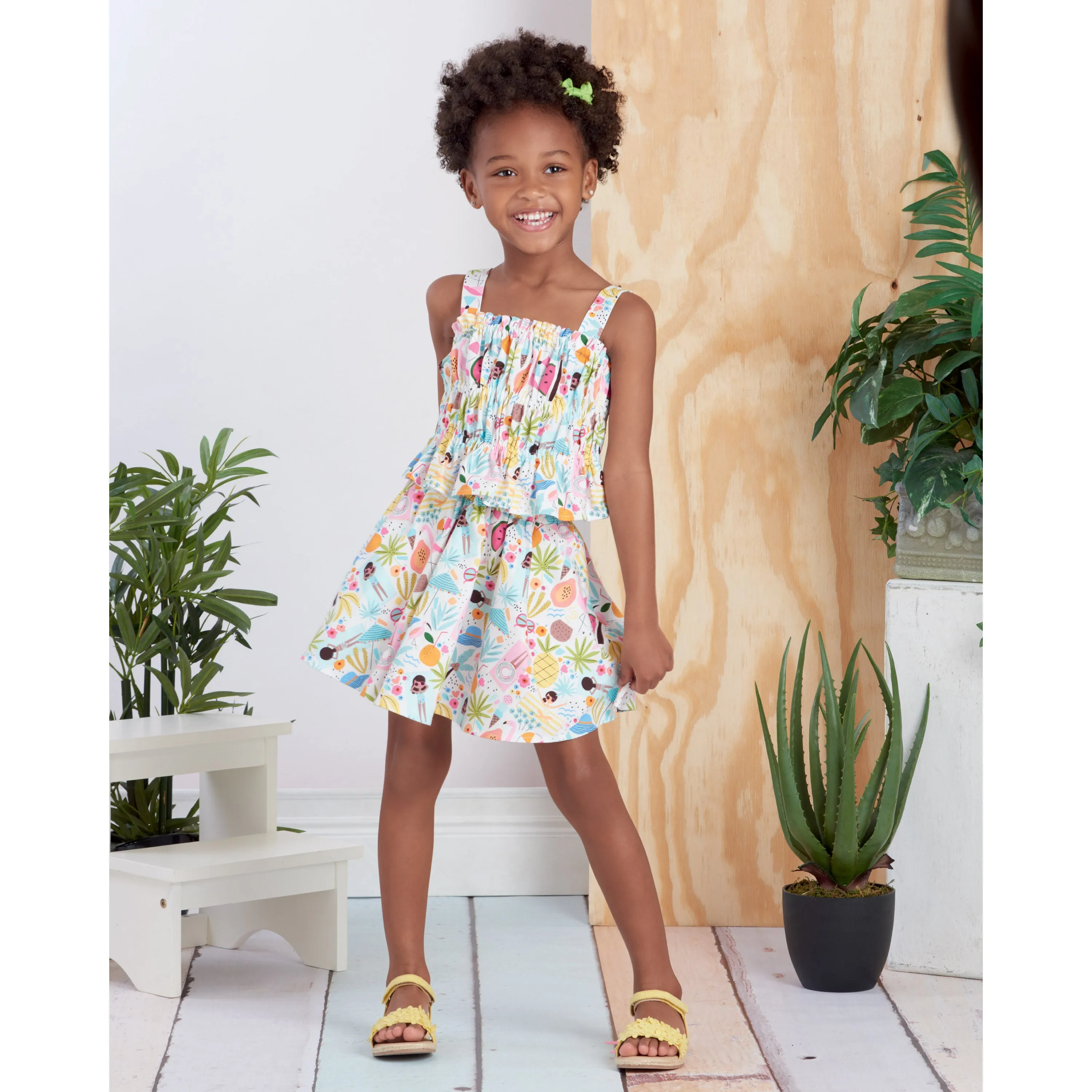 Simplicity Pattern 9560 Child/Girl Dress, Top, Skirt