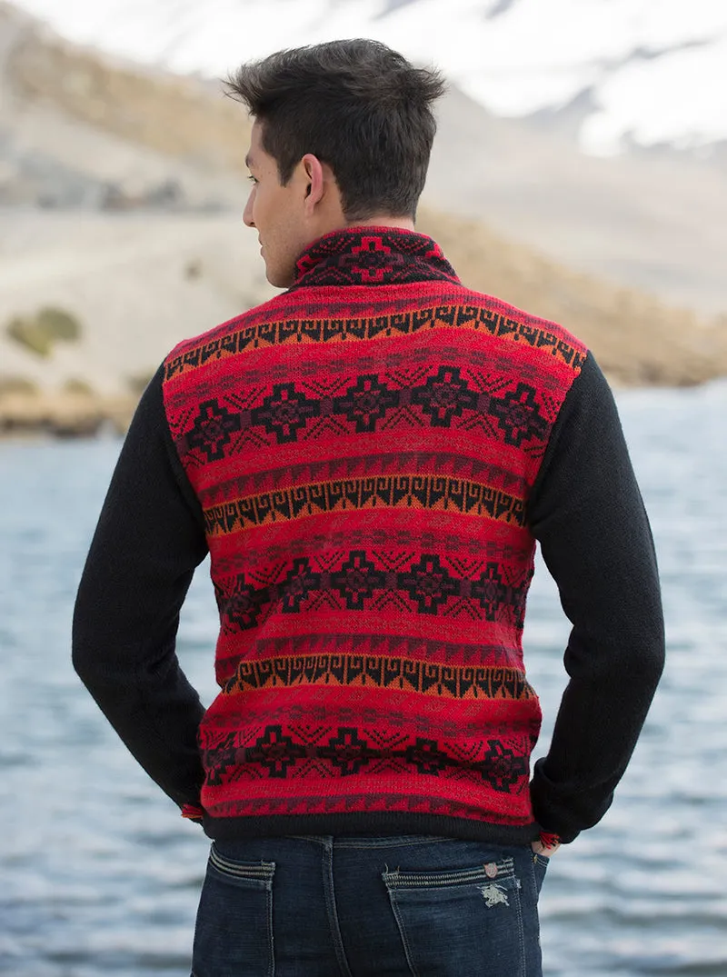 Ski Fair Isle Alpaca Sweater for Men