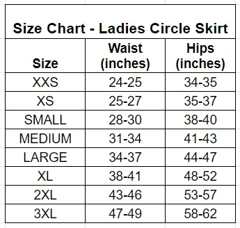 Space Explorer Ladies' Circle Skirt