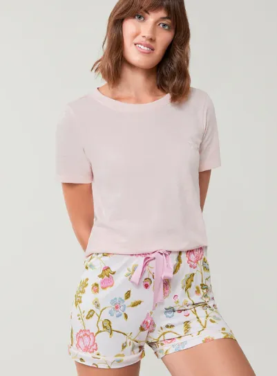 Spartina 449 Sea Breeze Slub Tee Strawberry Cream - FINAL SALE