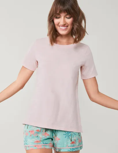 Spartina 449 Sea Breeze Slub Tee Strawberry Cream - FINAL SALE