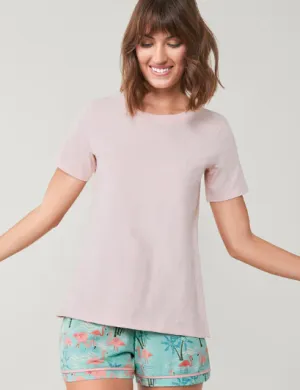 Spartina 449 Sea Breeze Slub Tee Strawberry Cream - FINAL SALE