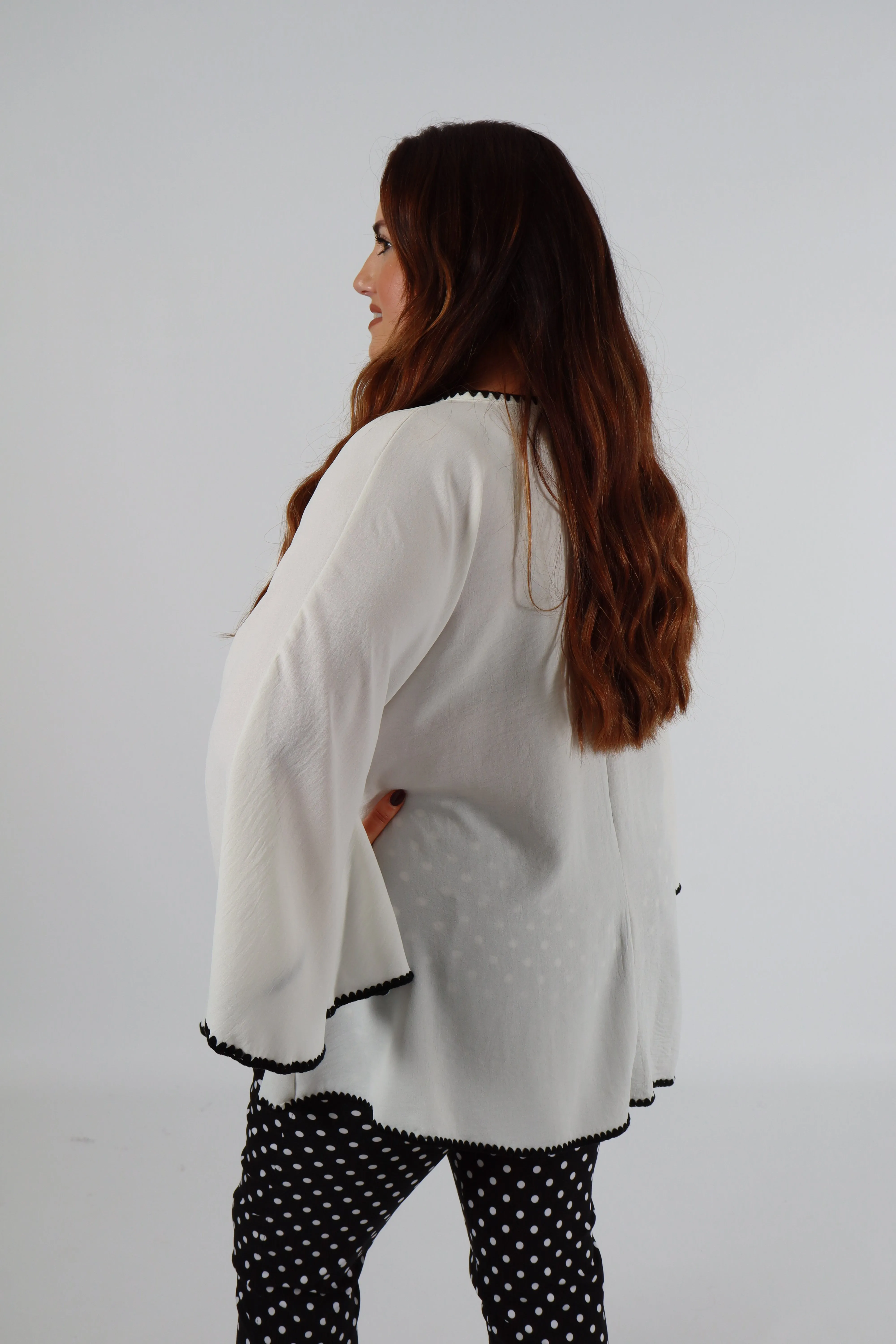 Stevie Blouse in White