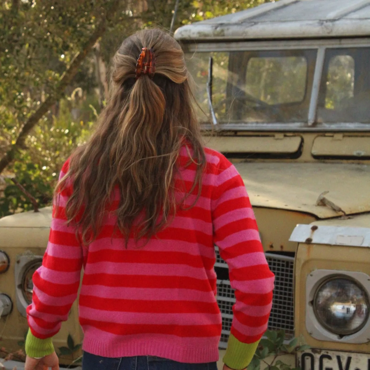 Stobo Fair Isle Sweater - Rosa