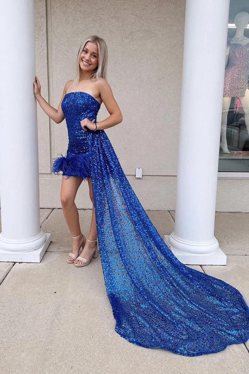 Strapless Tight Short Homecoming Dresses