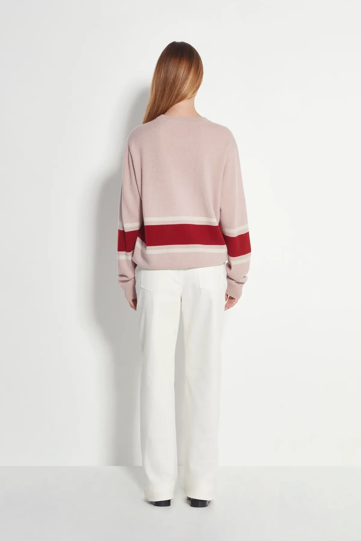 STRIPE CREW SWEATER