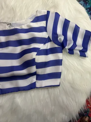 STRIPE LOVE - WHITE AND BLUE