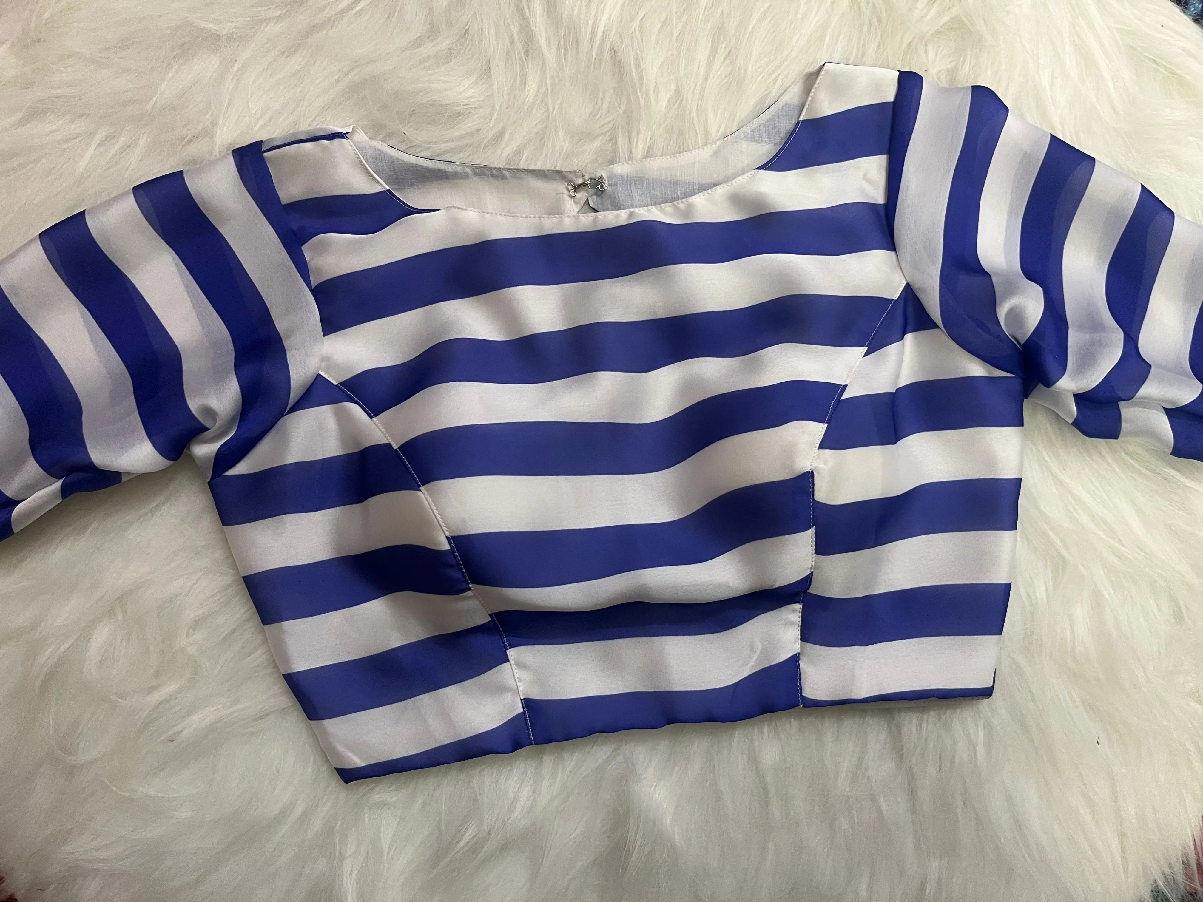 STRIPE LOVE - WHITE AND BLUE