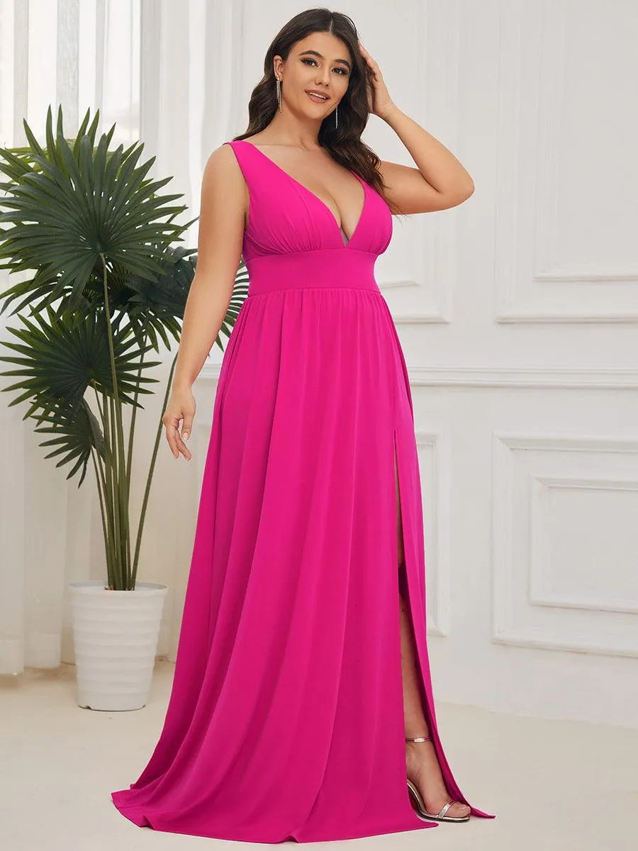Taille personnalisée Robe de soirée longue au sol à taille haute