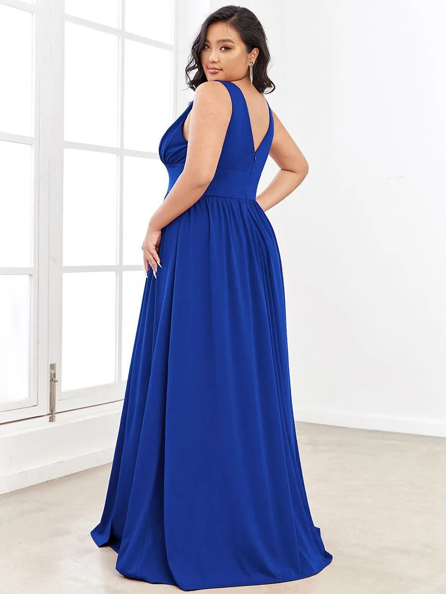 Taille personnalisée Robe de soirée longue au sol à taille haute