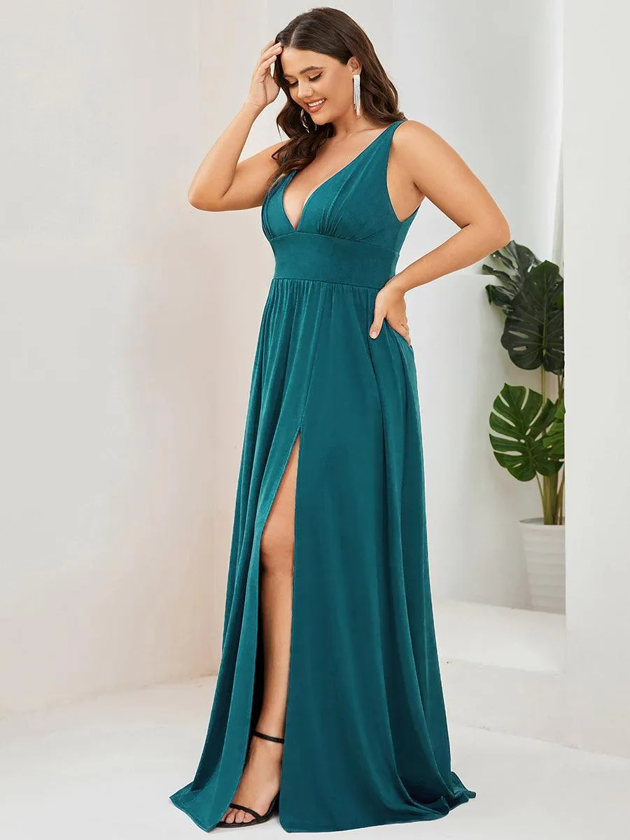 Taille personnalisée Robe de soirée longue au sol à taille haute
