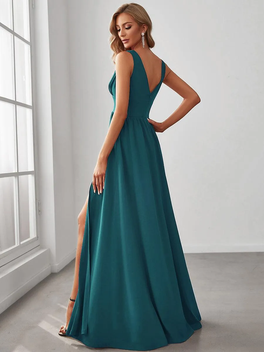 Taille personnalisée Robe de soirée longue au sol à taille haute