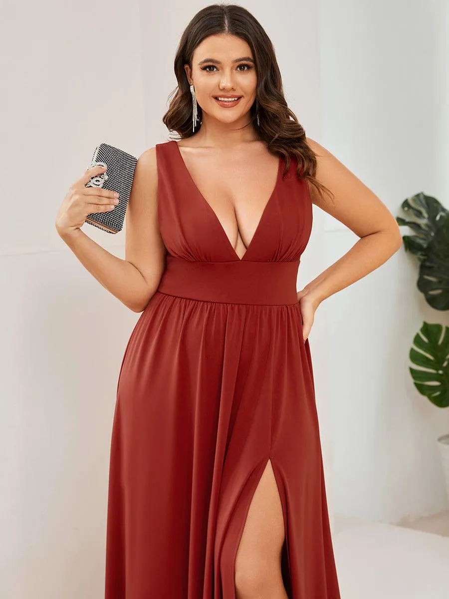 Taille personnalisée Robe de soirée longue au sol à taille haute