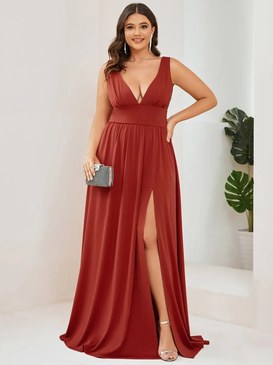Taille personnalisée Robe de soirée longue au sol à taille haute