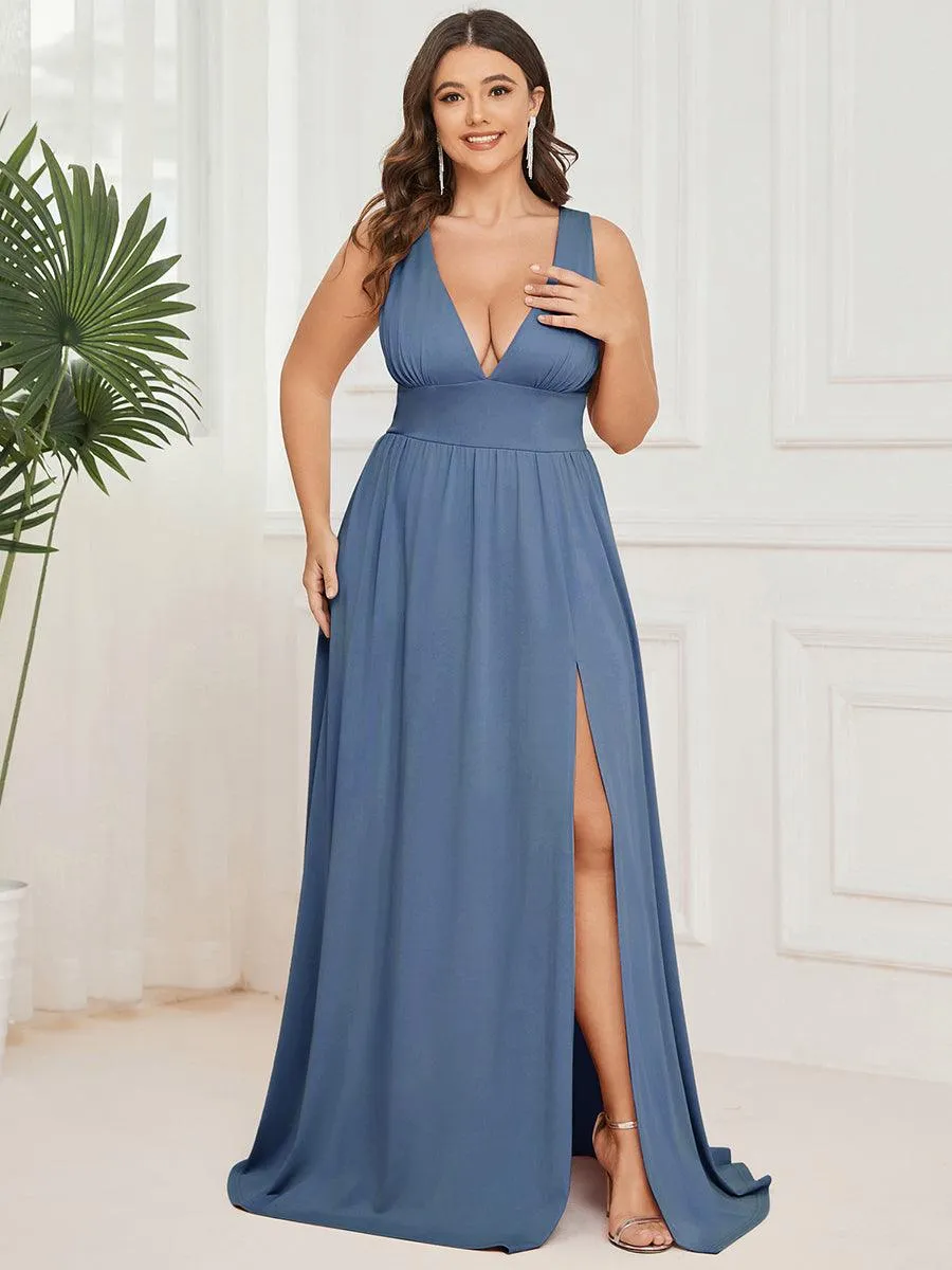 Taille personnalisée Robe de soirée longue au sol à taille haute