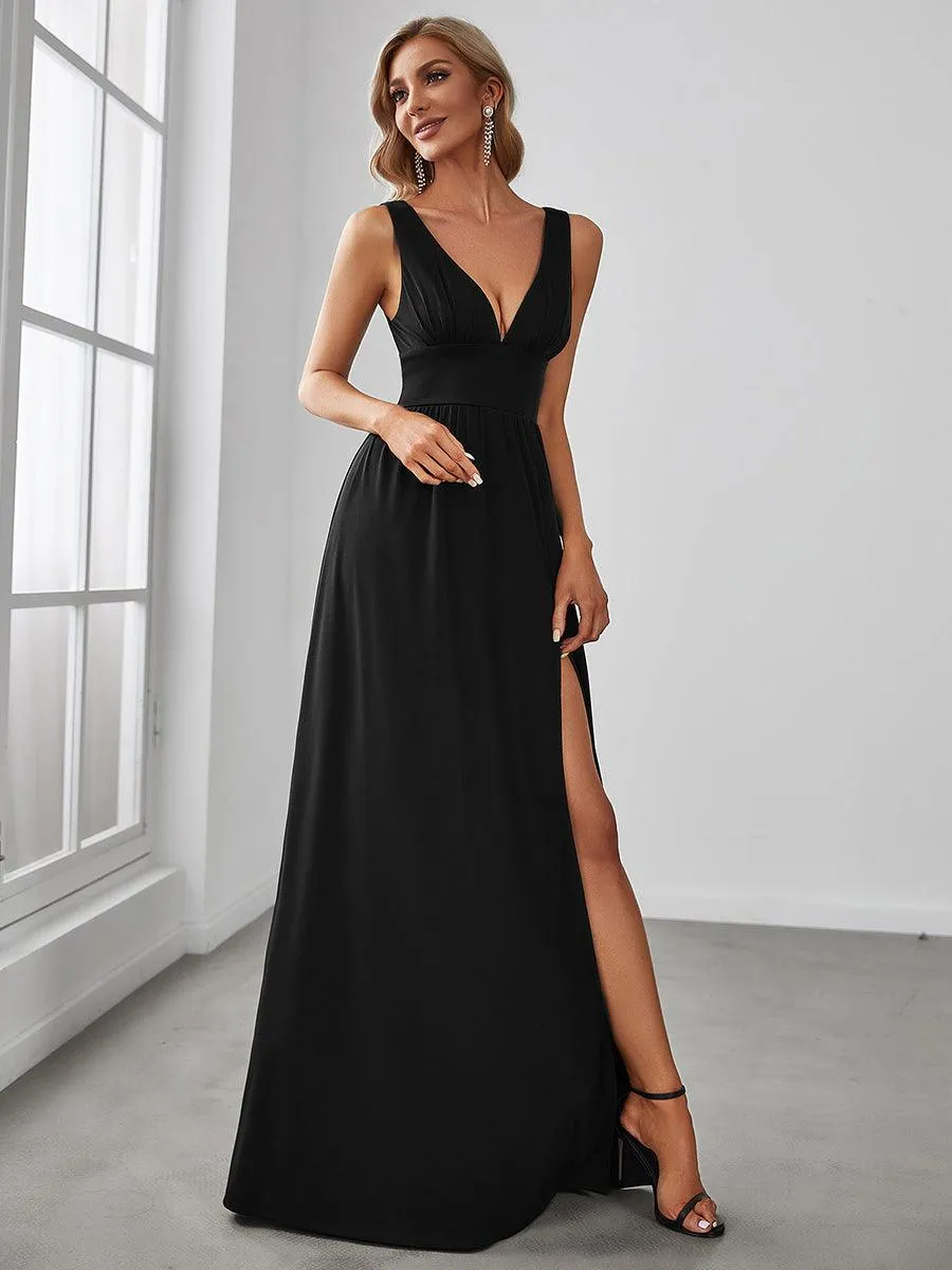Taille personnalisée Robe de soirée longue au sol à taille haute