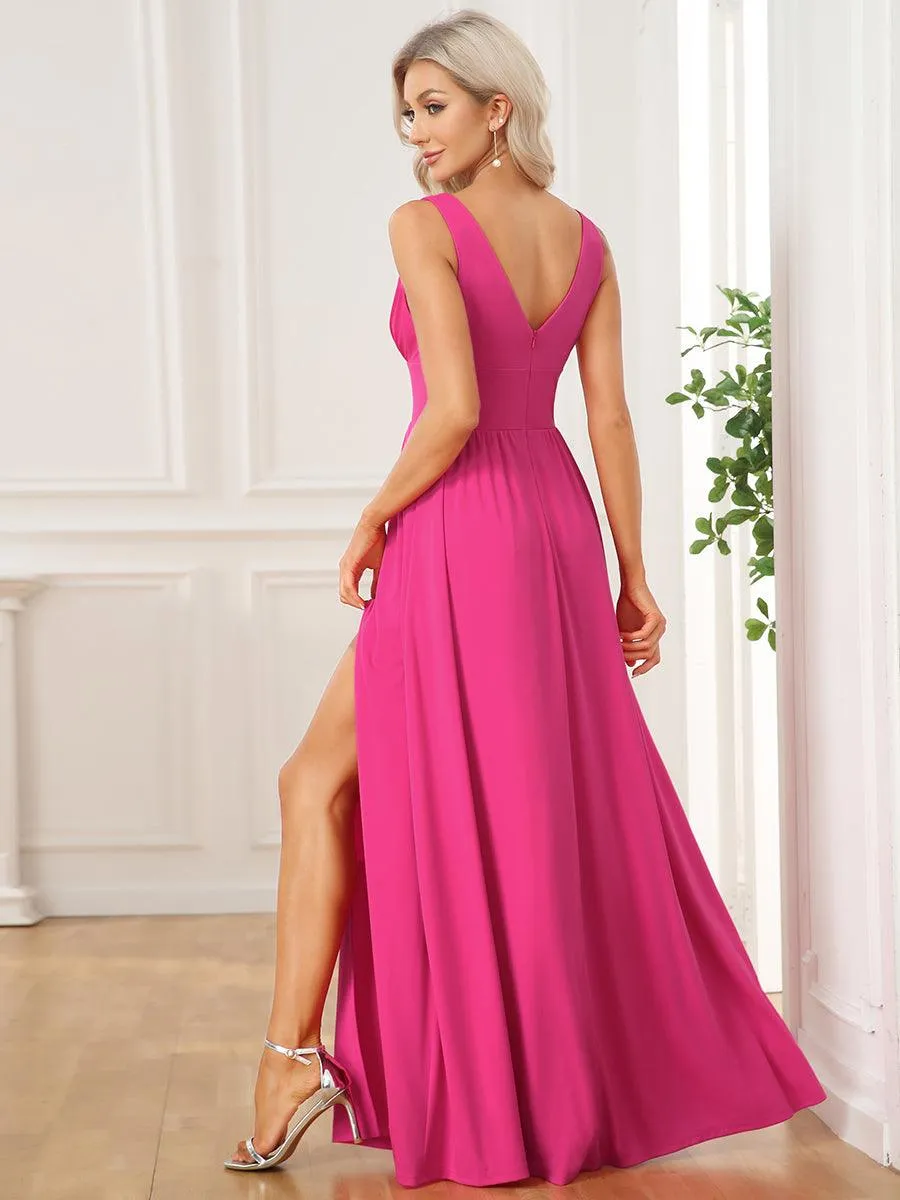 Taille personnalisée Robe de soirée longue au sol à taille haute