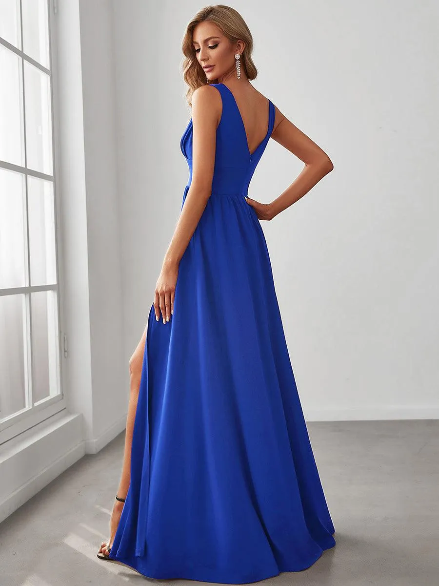Taille personnalisée Robe de soirée longue au sol à taille haute
