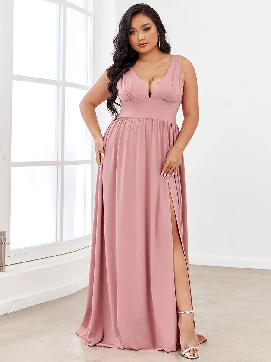 Taille personnalisée Robe de soirée longue au sol à taille haute