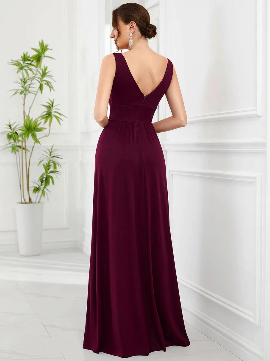 Taille personnalisée Robe de soirée longue au sol à taille haute