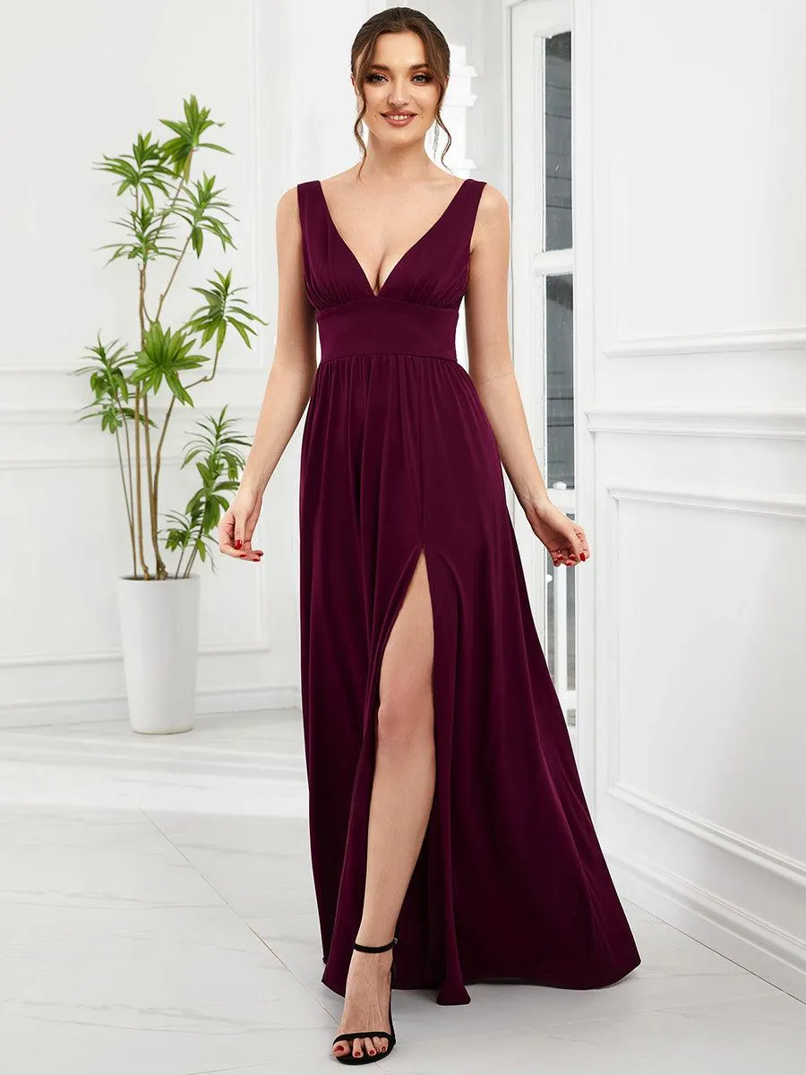Taille personnalisée Robe de soirée longue au sol à taille haute