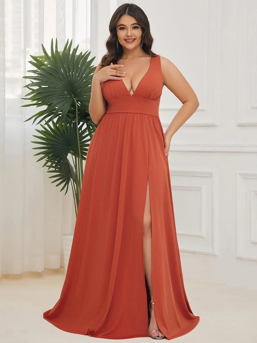 Taille personnalisée Robe de soirée longue au sol à taille haute