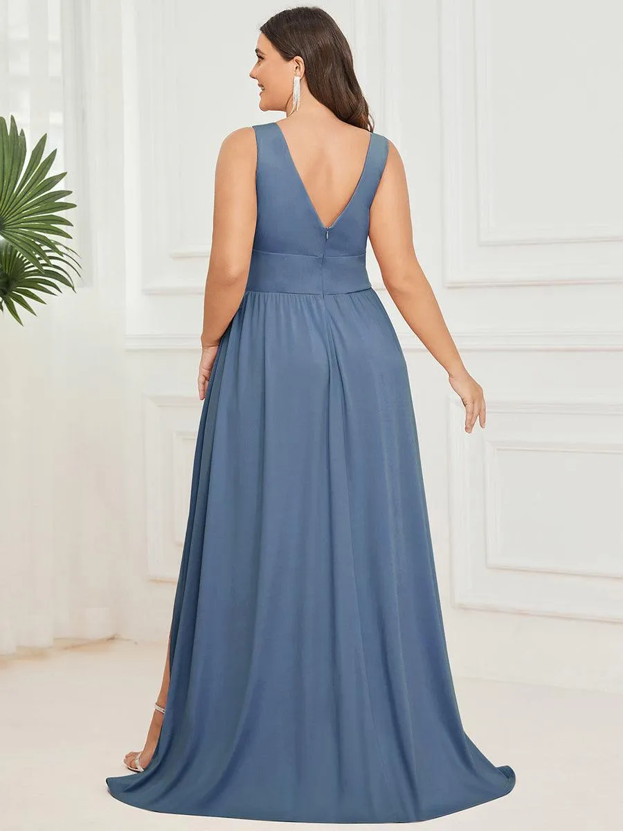 Taille personnalisée Robe de soirée longue au sol à taille haute