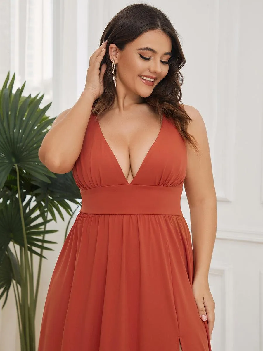 Taille personnalisée Robe de soirée longue au sol à taille haute