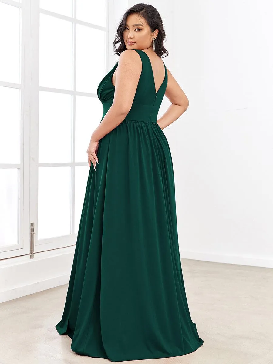 Taille personnalisée Robe de soirée longue au sol à taille haute