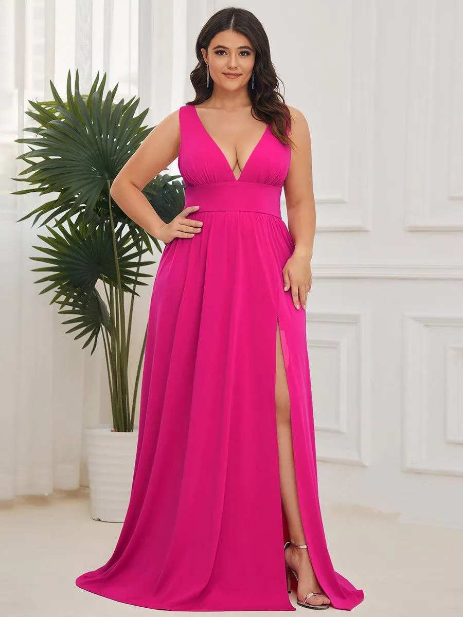Taille personnalisée Robe de soirée longue au sol à taille haute