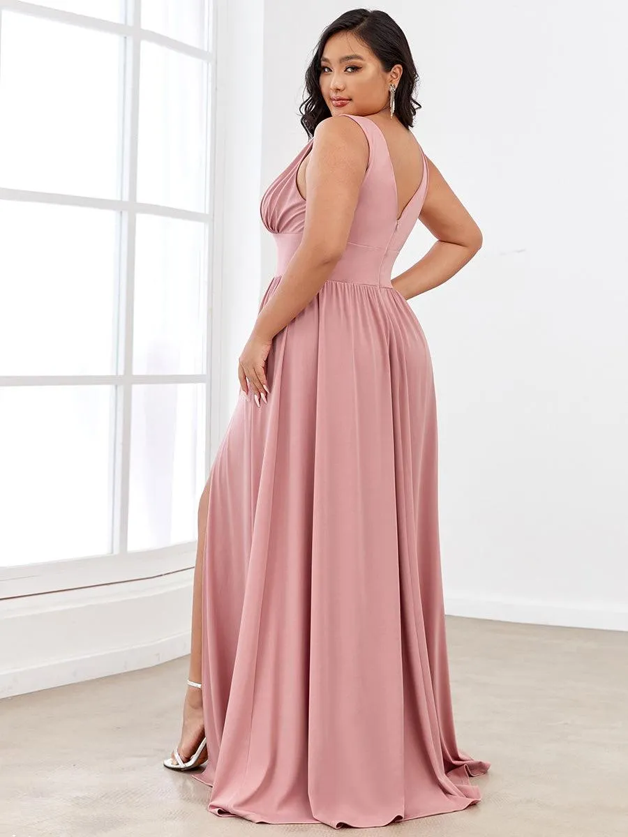 Taille personnalisée Robe de soirée longue au sol à taille haute