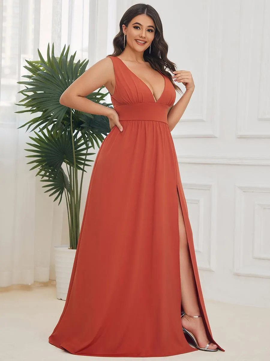 Taille personnalisée Robe de soirée longue au sol à taille haute