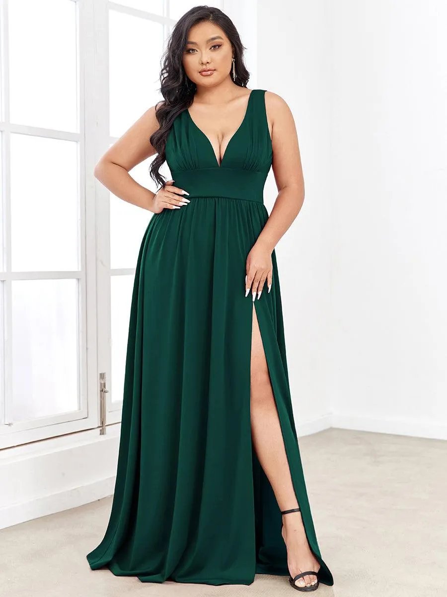 Taille personnalisée Robe de soirée longue au sol à taille haute