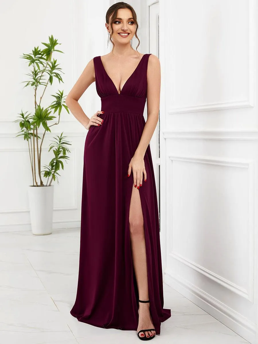 Taille personnalisée Robe de soirée longue au sol à taille haute