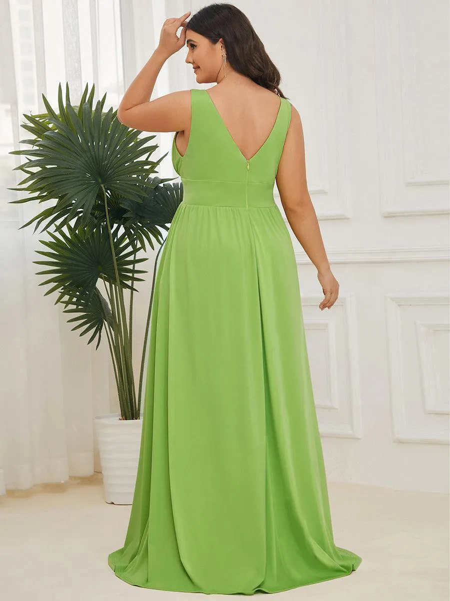 Taille personnalisée Robe de soirée longue au sol à taille haute