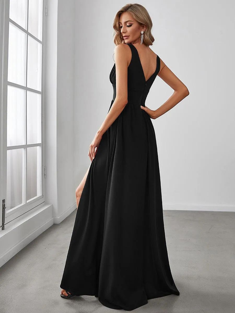 Taille personnalisée Robe de soirée longue au sol à taille haute