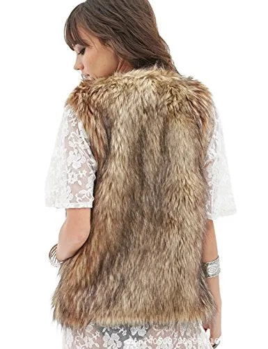 Tanming Short Faux Fur Vest