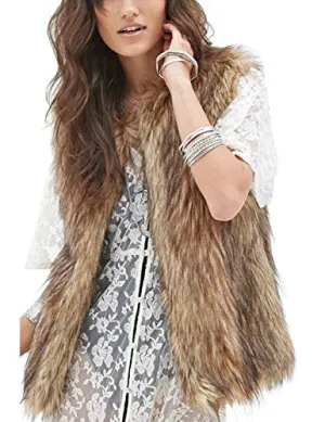 Tanming Short Faux Fur Vest
